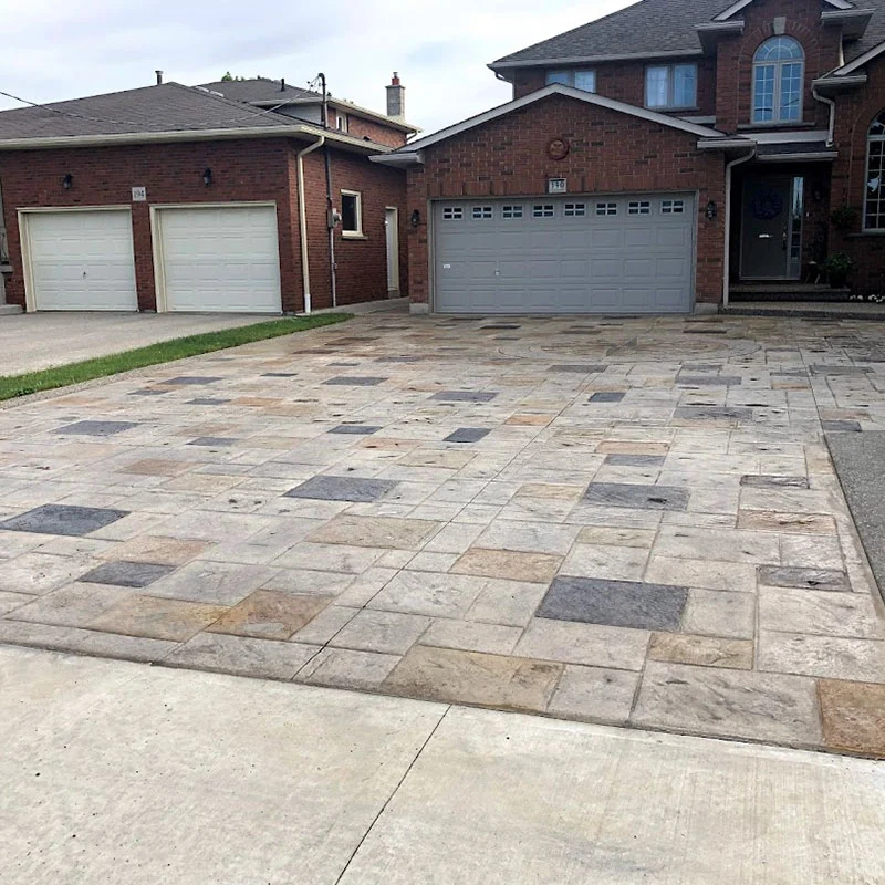 Concrete Pattern Driveway, Hamilton ON