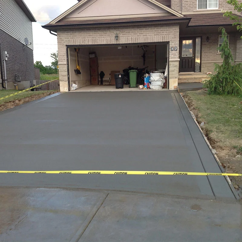Wet Cement Driveway, Hamilton ON